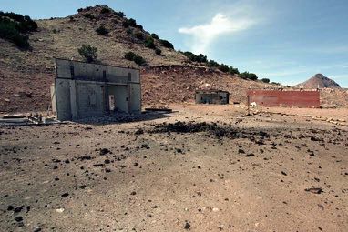 Blast test bunker facility