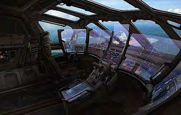 Spacecraft cockpit