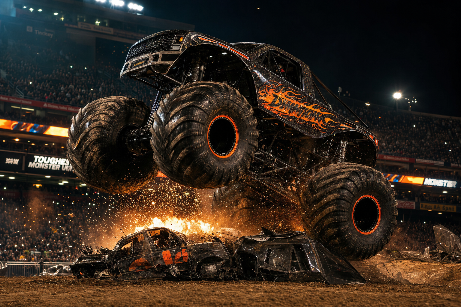 Tekton-molded monster truck body